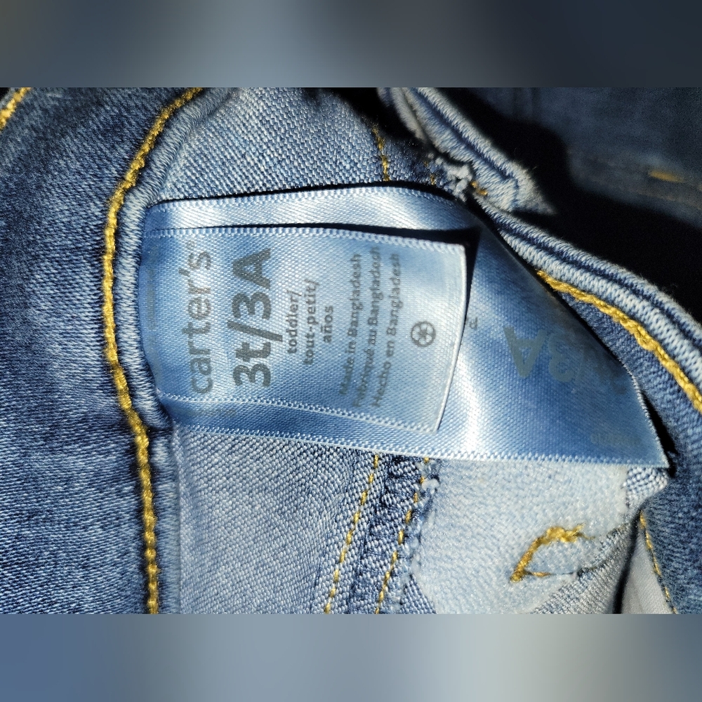 Carters Stretchy Denim Skirt - Picture 5 of 5